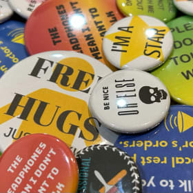 50 buttons (custom or pre-made design) item