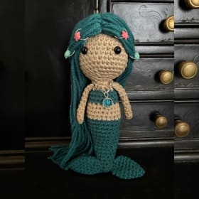 Crochet Mermaid Doll item