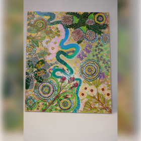 Photo of "Wildflowers along the river" by dreamtime serpent art
