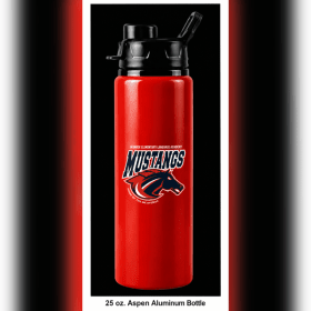 Red Metal Water Bottle item