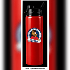 Red Metal Water Bottle item