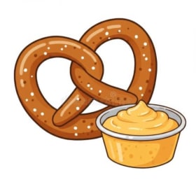 Pretzels W/cheese item
