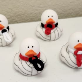 Photo of Volleyball rubber duck