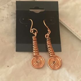 Hand Made copper Earrings item