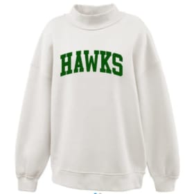 HAWKS Cream Mock Neck AND Shorts Set item