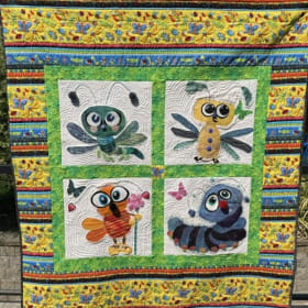 🐞 “Silly Wee Buggers” Handmade Quilt item