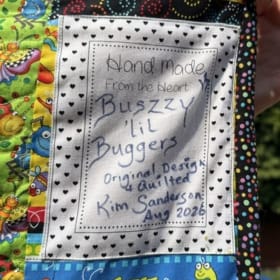 🐞 “Silly Wee Buggers” Handmade Quilt item