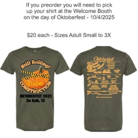 2026 Oktoberfest T-shirt - Small item