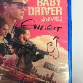 BABY DRIVER BLU RAY SIGNED BY EDGAR WRIGHT & CJ JONES item