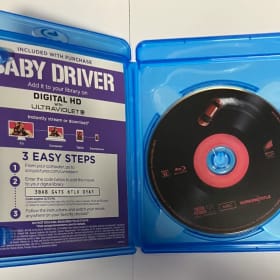 BABY DRIVER BLU RAY SIGNED BY EDGAR WRIGHT & CJ JONES item