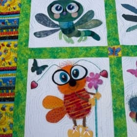 🐞 “Silly Wee Buggers” Handmade Quilt item