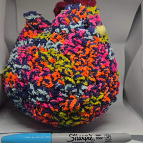 Colorful Chicken Crochet item