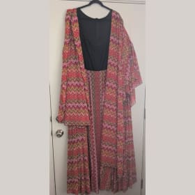 Miss Terra Cotta's Zig Zag Zest Maxi Dress item