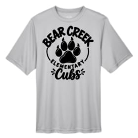 Youth Polyester Grey T-Shirt item