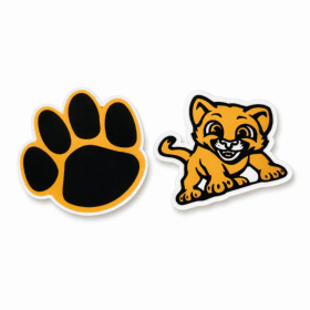 Croc Charms (2pc) paw & cub item