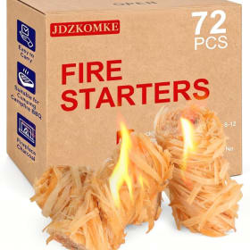 72pcs Waterproof Fire Starters for Campfires, BBQ & Fire Pit item
