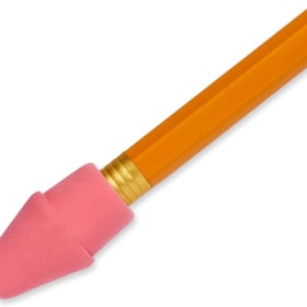 12 Pencil Top Erasers item