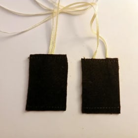 Vintage Brown Scapular item