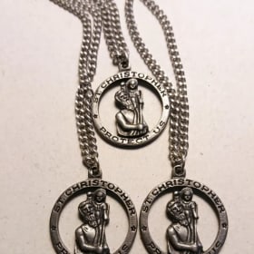 Saint Christopher Medal with Chain item