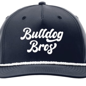 Navy Bulldog Bro Hat  item
