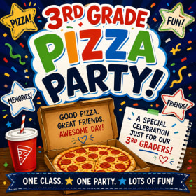 3rd Grade Pizza Lunch with Mrs. Beckman, 1 of 2 item