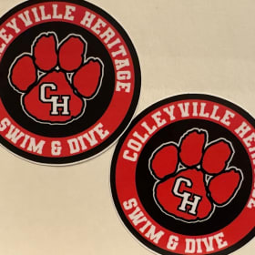 CHHS Swim & Dive Circle Decals item