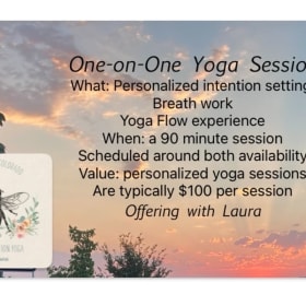 One on one Yoga Session w/ Laura Van Brocklin item