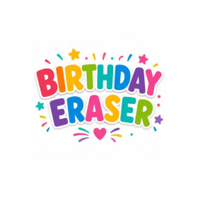 Birthday Eraser item