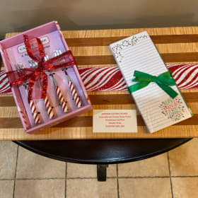 Artisian Cutting Board With Forks item