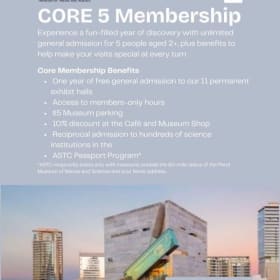 CORE 5 Membership to the Perot Museum of Nature and Science item