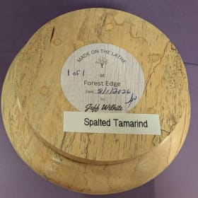 Hand Turned Spalted Tamarind Vase - One of a Kind item