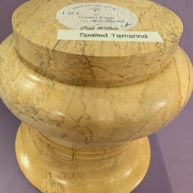 Hand Turned Spalted Tamarind Vase - One of a Kind item
