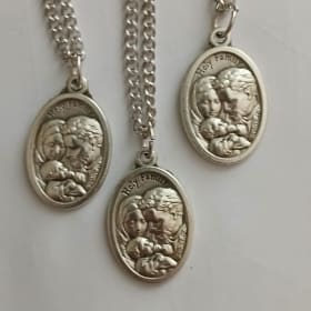 Holy Family/Holy Ghost Medal with Chain item