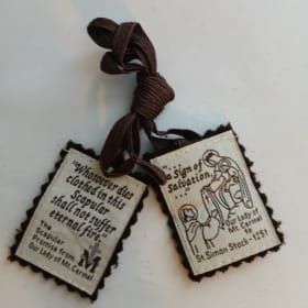 Handmade Brown Scapulars item