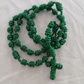 Children's Green Paracord Rosary item