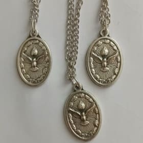 Holy Family/Holy Ghost Medal with Chain item