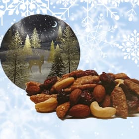 REINDEER TIN: CRANBERRY NUT MIX item