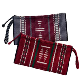 Pair of Chimayo Wool Clutch Wristlet Pouches item
