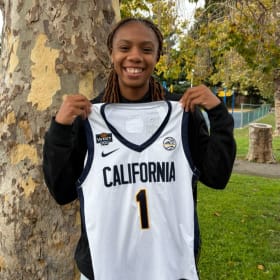 Signed Cal WBB #1 Mjracle Sheppard White Jersey item