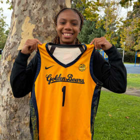 Signed Cal WBB #1 Mjracle Sheppard Gold Jersey item