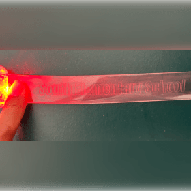Battery powered light up South School Bracelet with 3 differ item