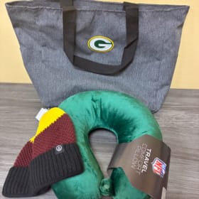Packer Tote, Hat and Neck Pillow $25 Value item