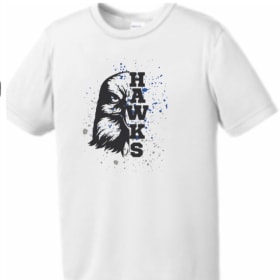 Design A Half Hawk:  White T-Shirt item