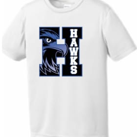 Design B Large H: White T-Shirt item