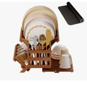 Bamboo Dish Drying Rack item