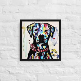 Both Ends of the Brush 001:Piper (12x12 Framed Poster) item