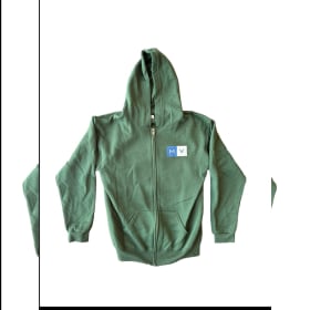 Green Monte Vista Classic Zip Up Hoodie item
