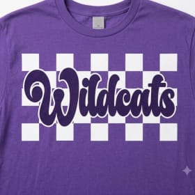 Photo of Wildcats Checkered T-Shirt