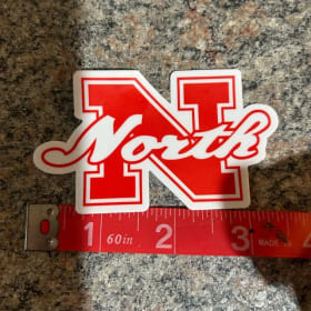 North sticker item