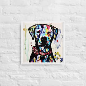 Both Ends of the Brush 001:Piper (12x12 Framed canvas) item